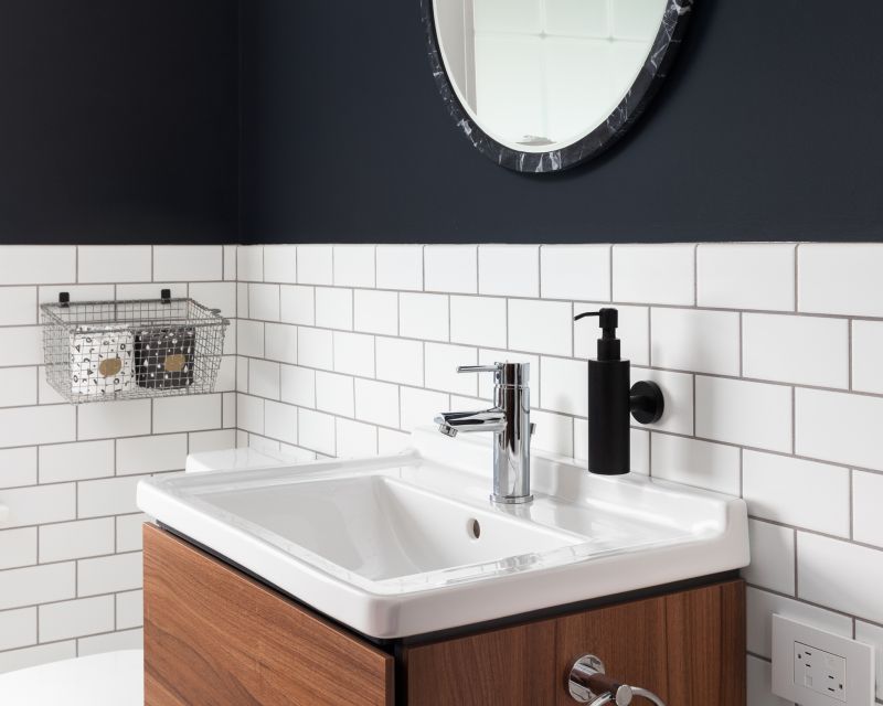Bathroom with Large Format Tiles